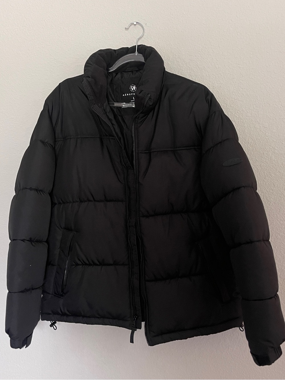 Aeropostale Woman’s Black Puffer Coat